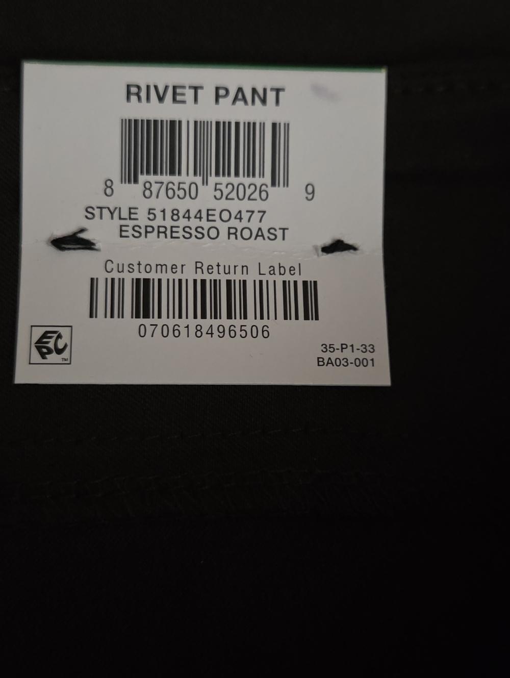 SOLD JM Collection New Rivet Slim - Picture 4 of 8